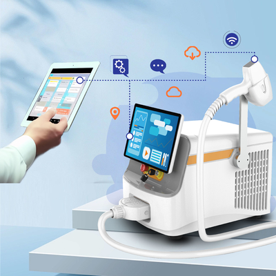 1064nm 808 دیود لیزر ماشین زیبایی قابل حمل با صفحه نمایش بزرگ