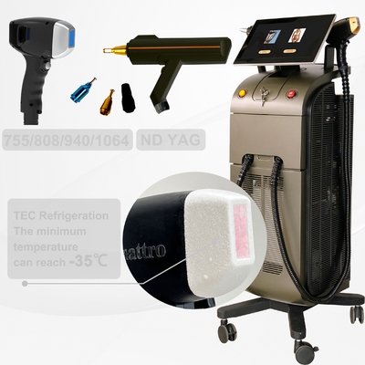 ويفنگ KM IPL 755 808 1064nm دايوده ليزر مو پاک کن با هدف گذاری دقیق