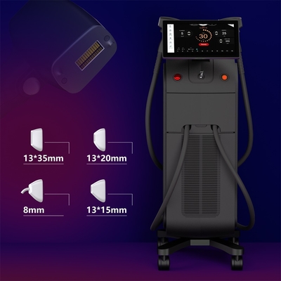 دستگاه حذف موهای حرفه ای 1800W لیزر دیود 808nm با اندازه نقطه قابل تعویض