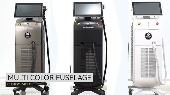 1200W1600W تجهیزات لیزر دیود تیتانیوم پلاتین 755 808 1064 3 موج 808 nm دیود لیزر