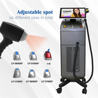 دستگاه 3D 810Nm Laser Hair Removal با سرویس سفارشی و اندازه نقطه 15*27 میلی متر