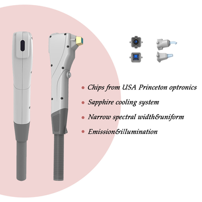 دستگاه 808nm Fiber Laser Hair Removal Machine 14*14mm 7*7mm اندازه نقطه