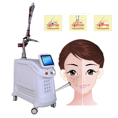 4 طول موج Nd YAG Q Switch Laser Machine حذف خالکوبی سبک ثابت