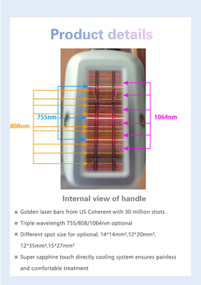 808nm-810nm دستگاه زیبایی چند منظوره